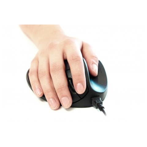 HandShoeMouse, USB, BlueTrack, Ufficio, Nero, Mano destra, Cavo - Foto 2